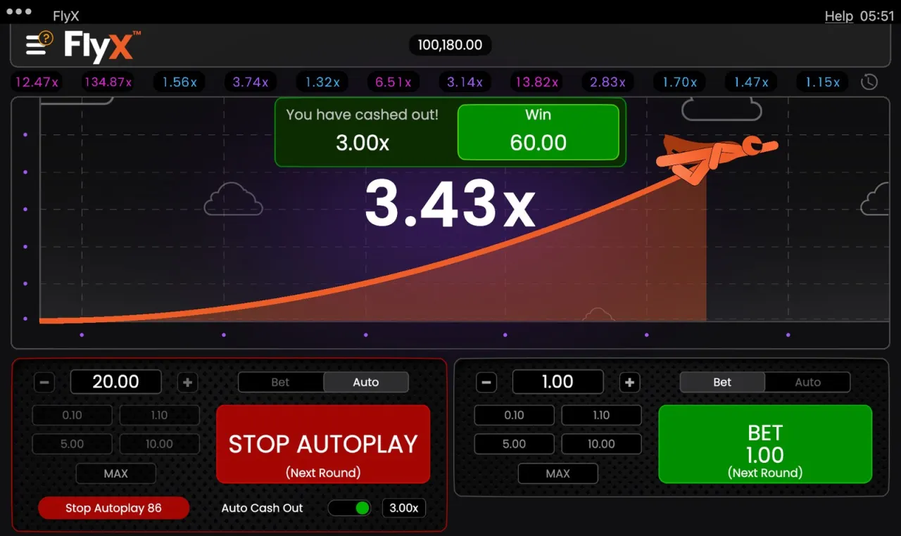 FlyX slot