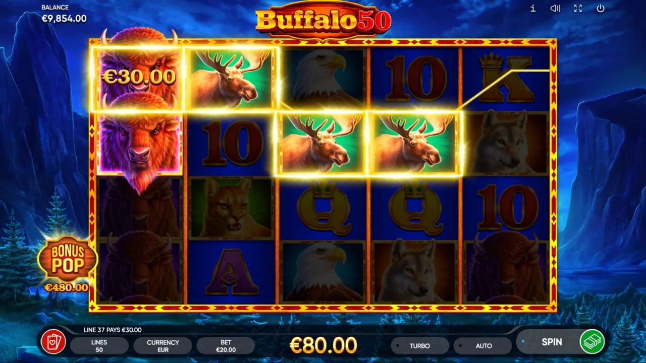 Buffalo 50 slot