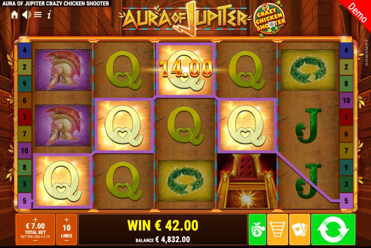 Aura of Jupiter Crazy Chicken Shooter slot