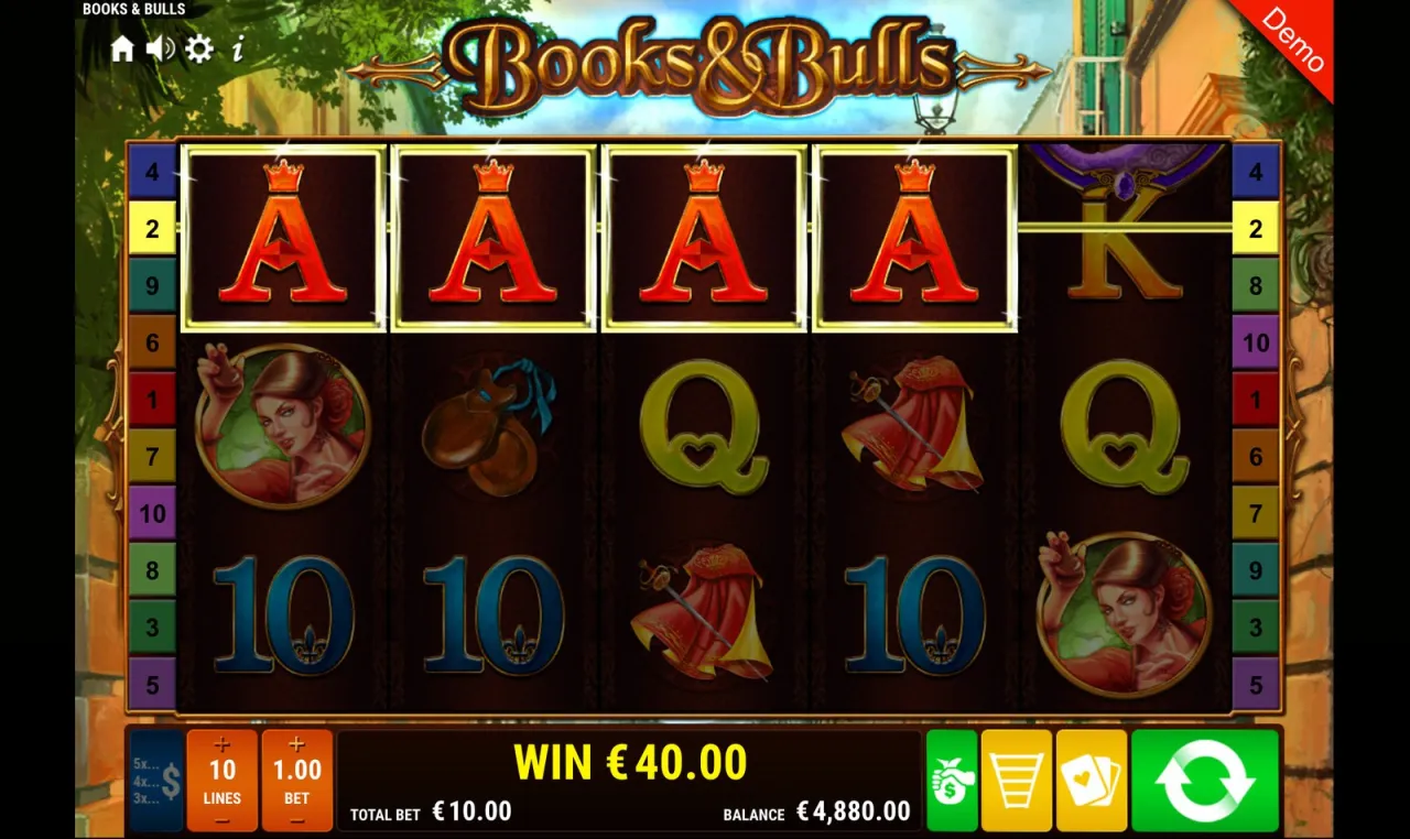 Books &amp; Bulls slot