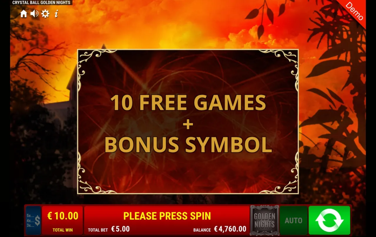 Crystal Ball Golden Nights Bonus slot