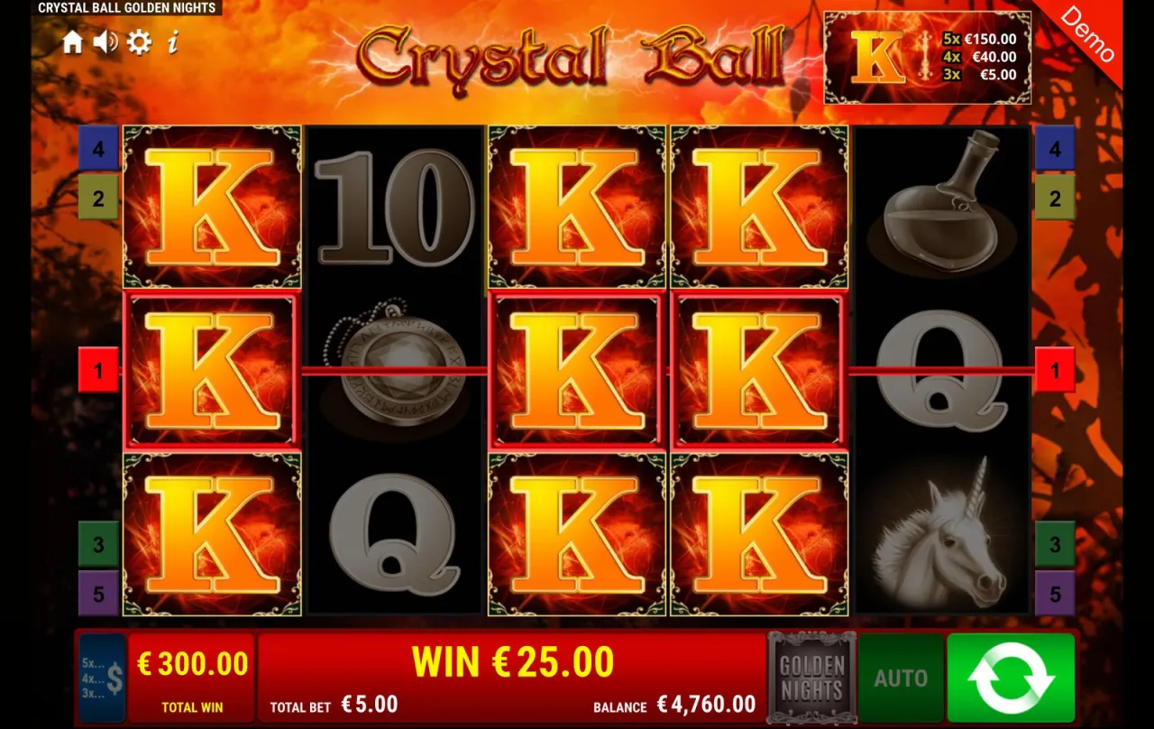 Crystal Ball Golden Nights Bonus slot