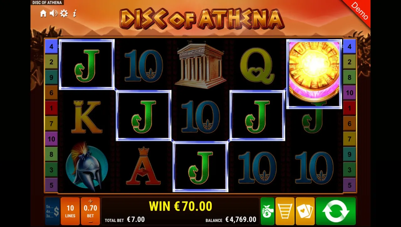 Disc of Athena slot