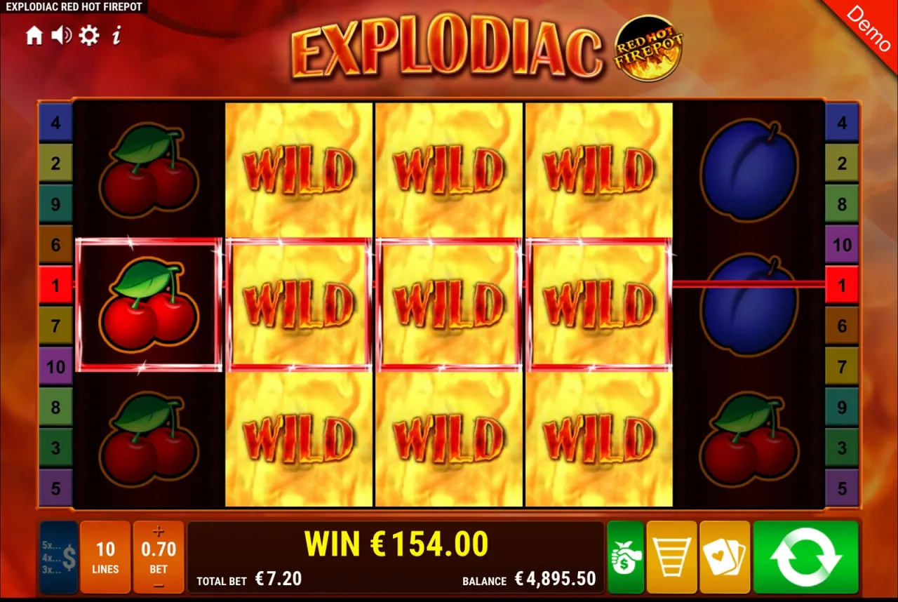 Explodiac Red Hot Firepot slot