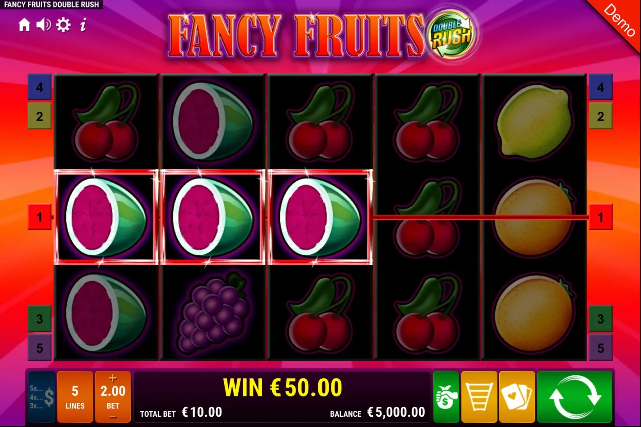Fancy Fruits Double Rush slot