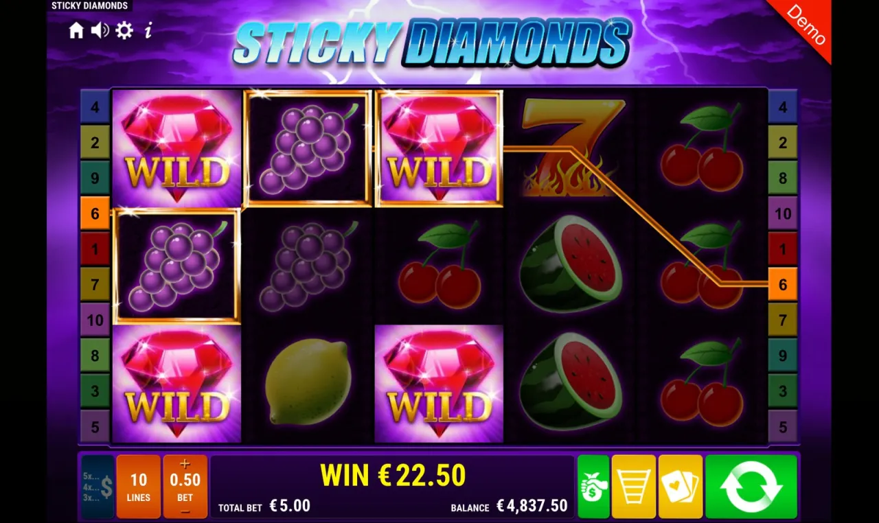 Sticky Diamonds slot