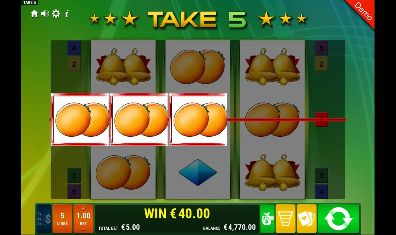 Take 5 slot
