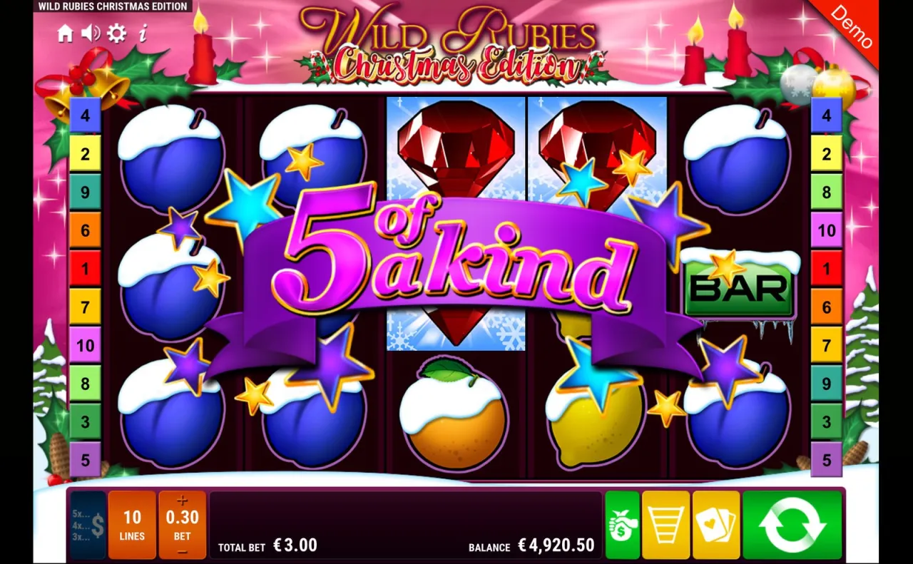 Wild Rubies Christmas Edition slot