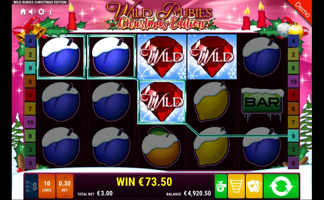 Wild Rubies Christmas Edition slot