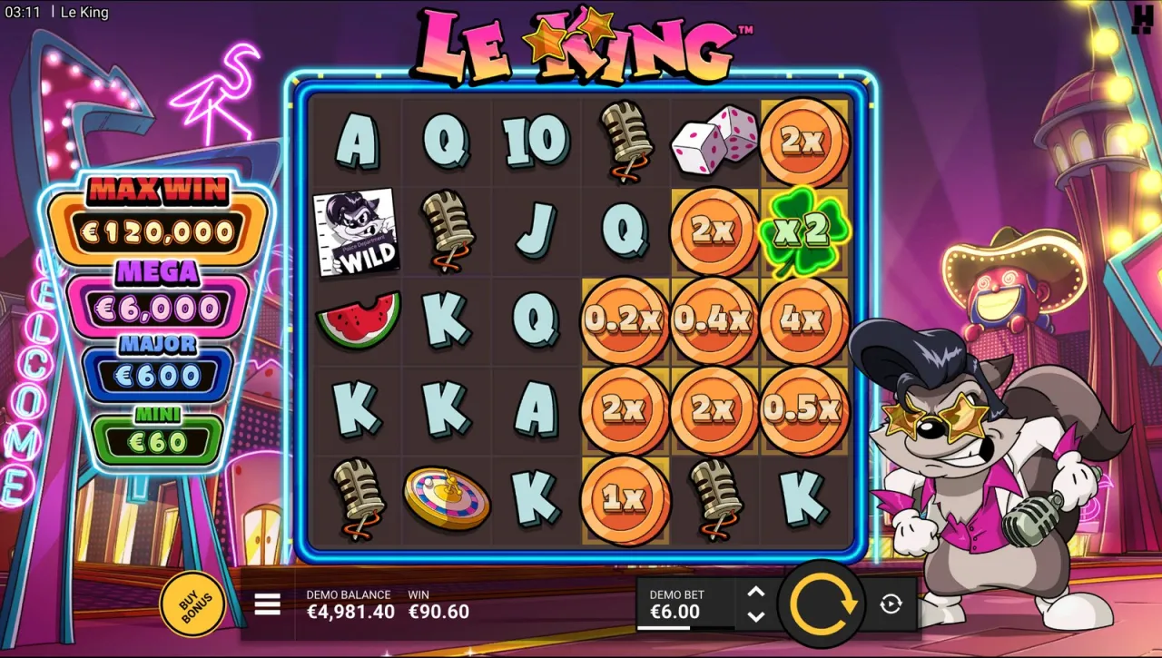 Le King slot