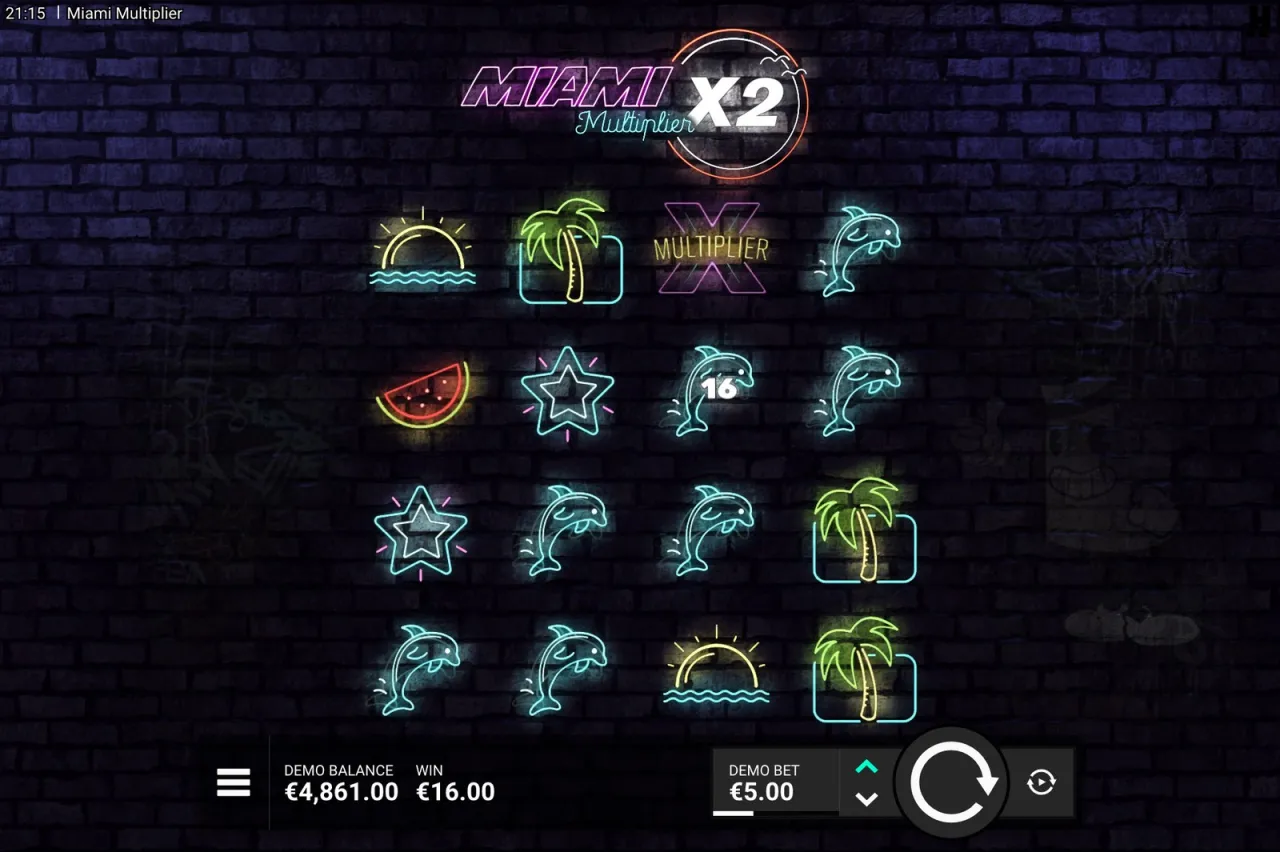 Miami Multiplier slot