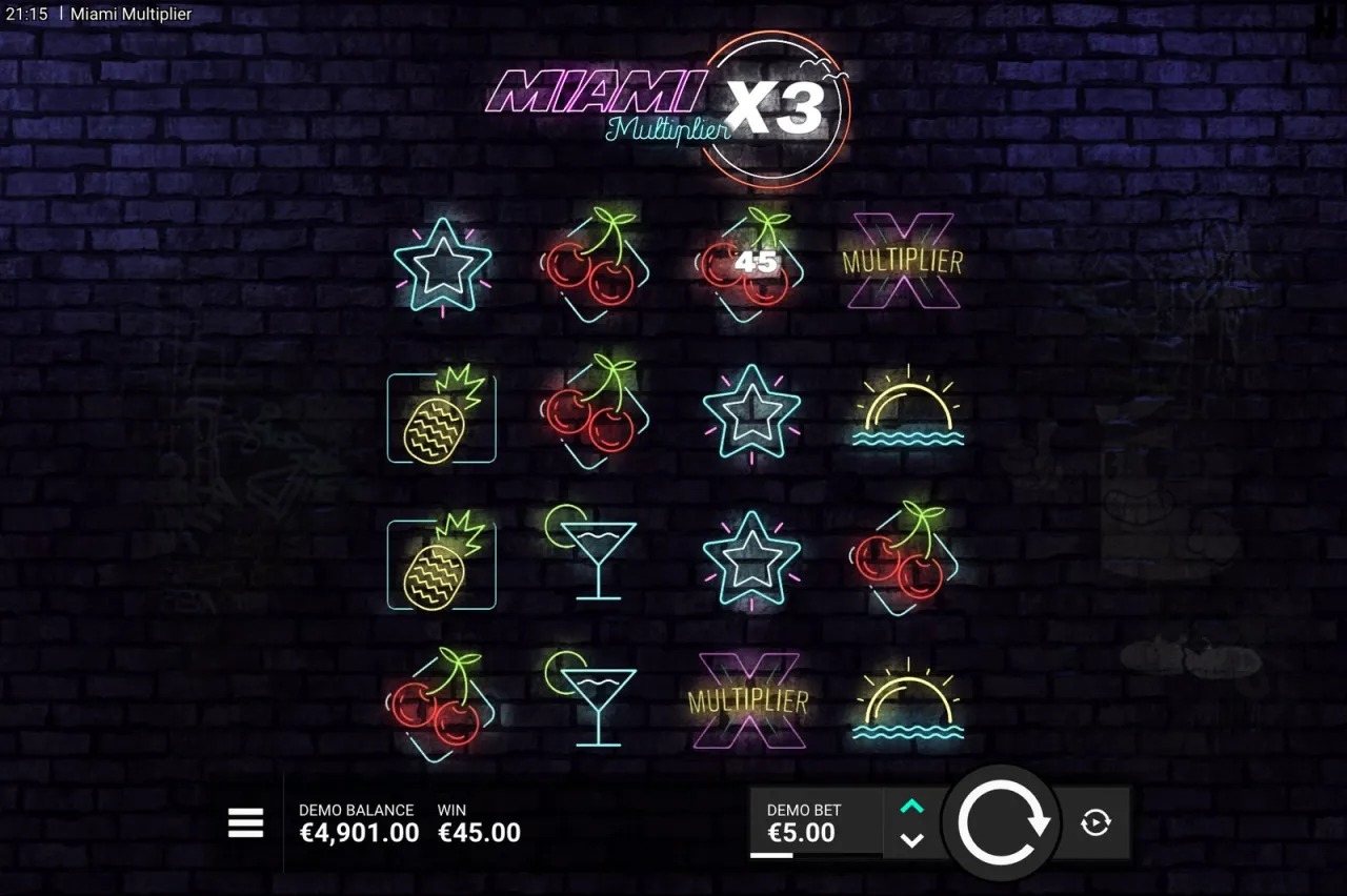 Miami Multiplier slot