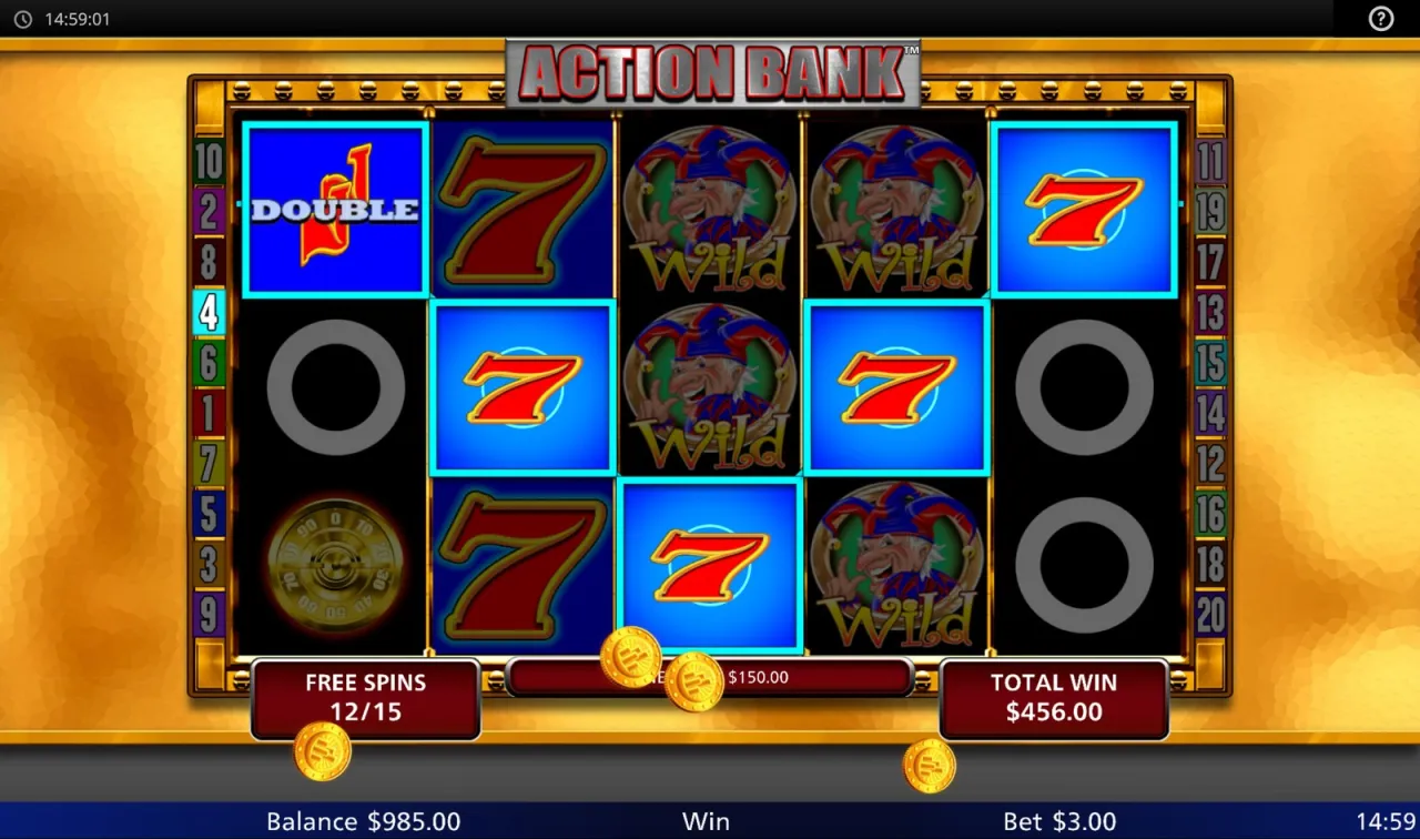 Free spins bonus round