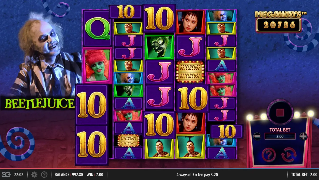 Beetlejuice Megaways slot