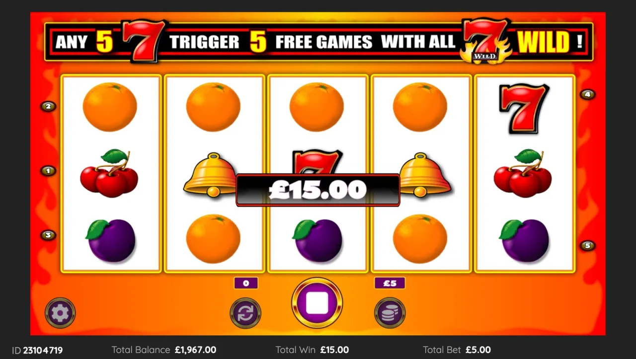Bonus Sevens Wild slot