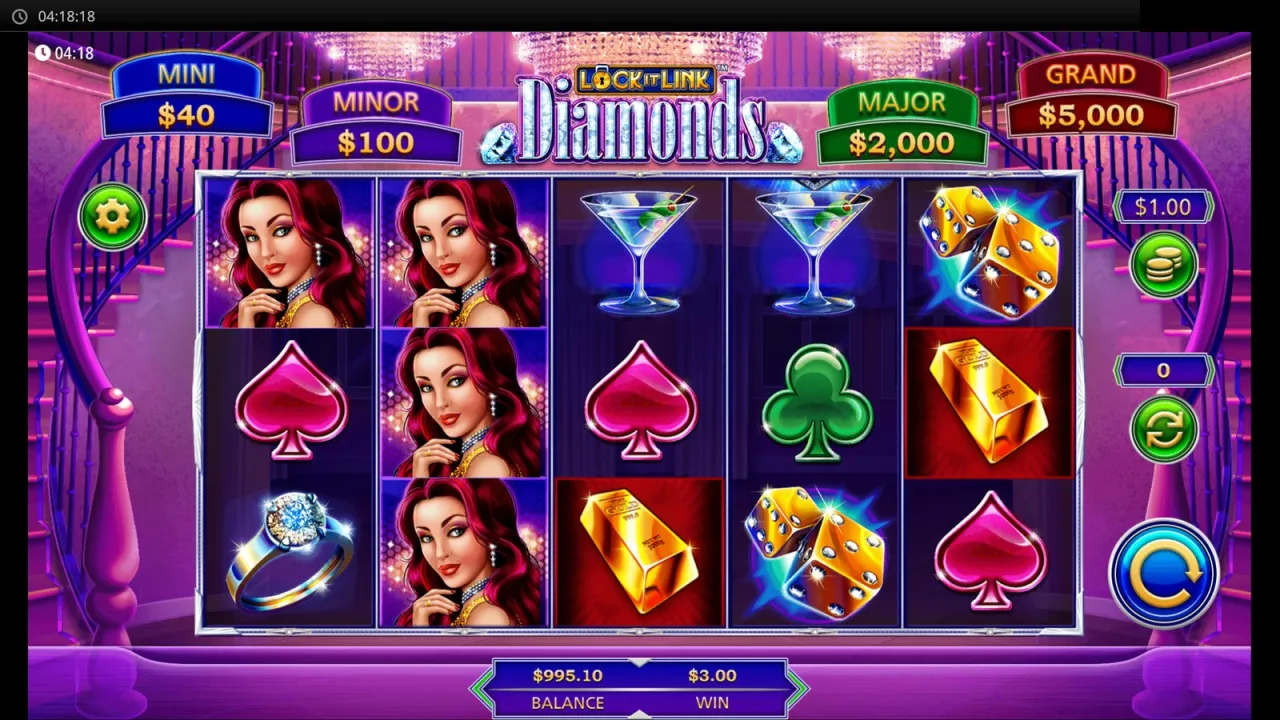 Lock It Link Diamonds slot