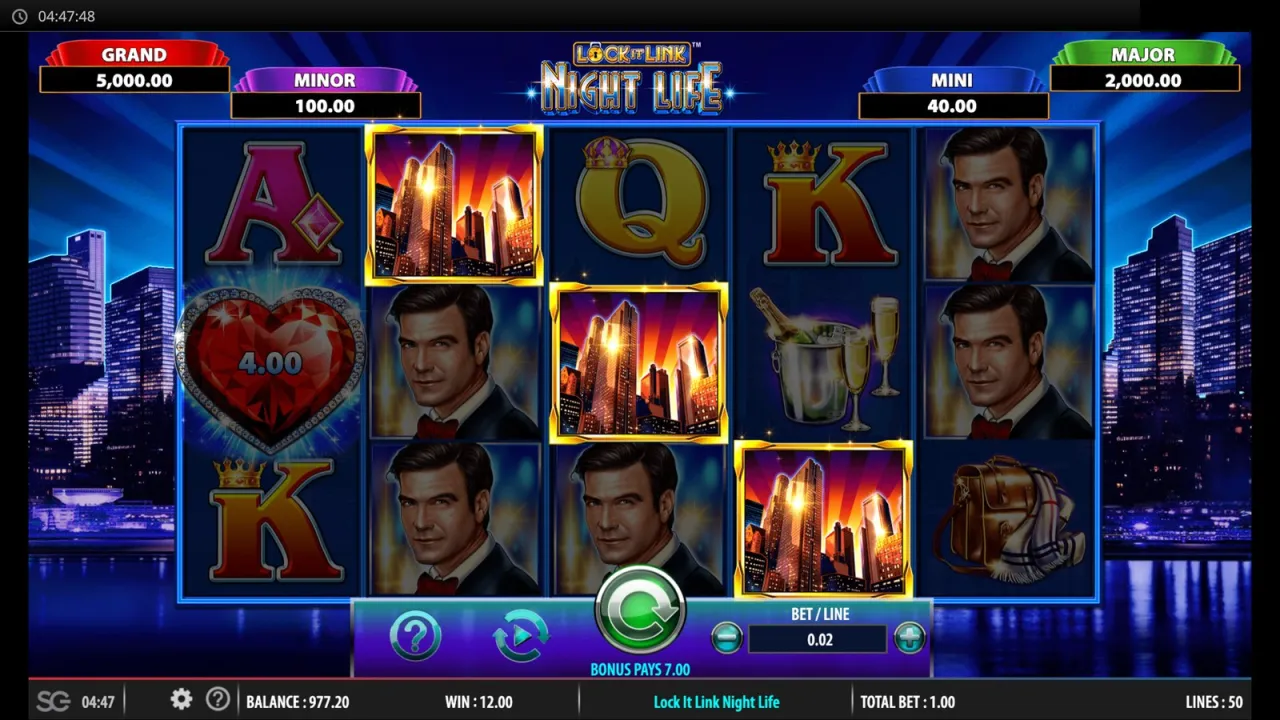 Lock It Link Night Life slot