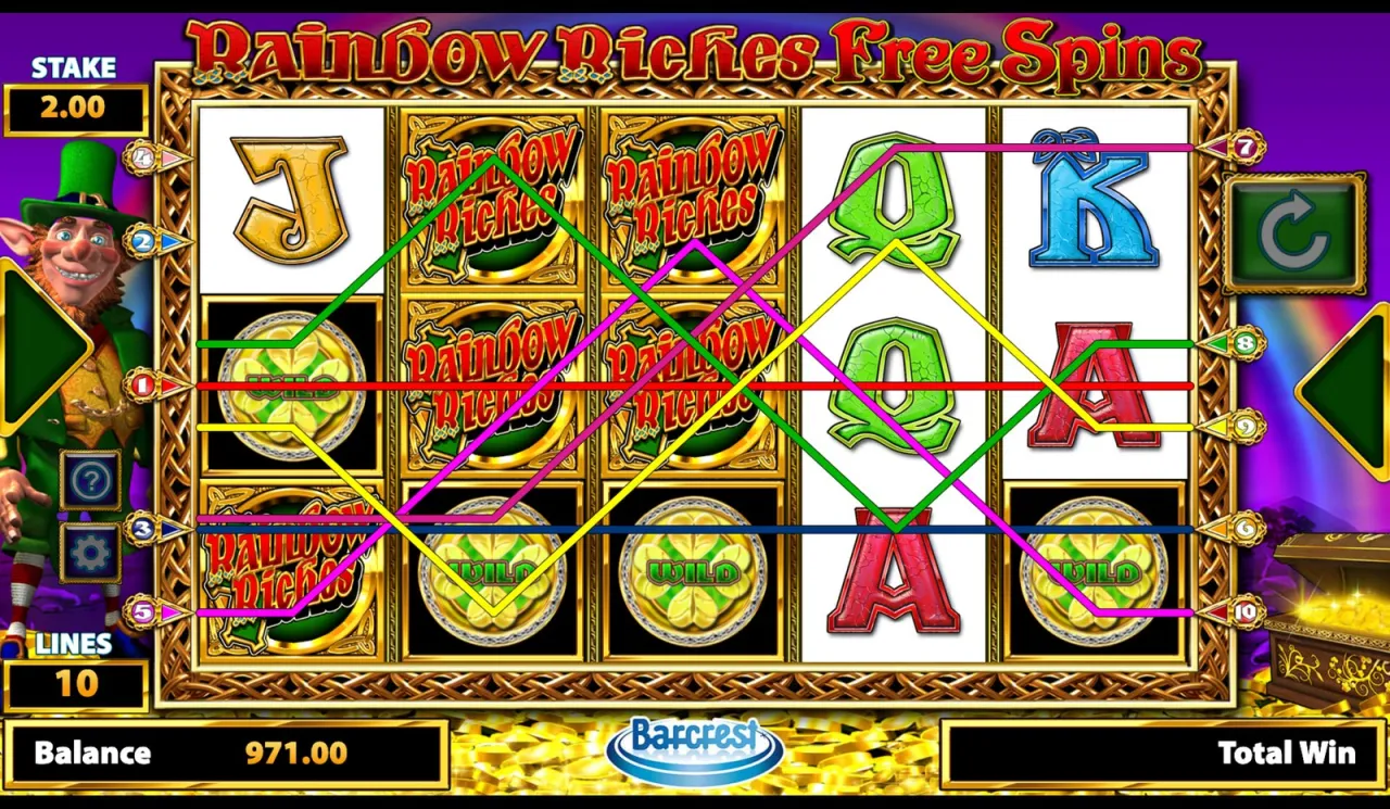Rainbow Riches Free Spins slot