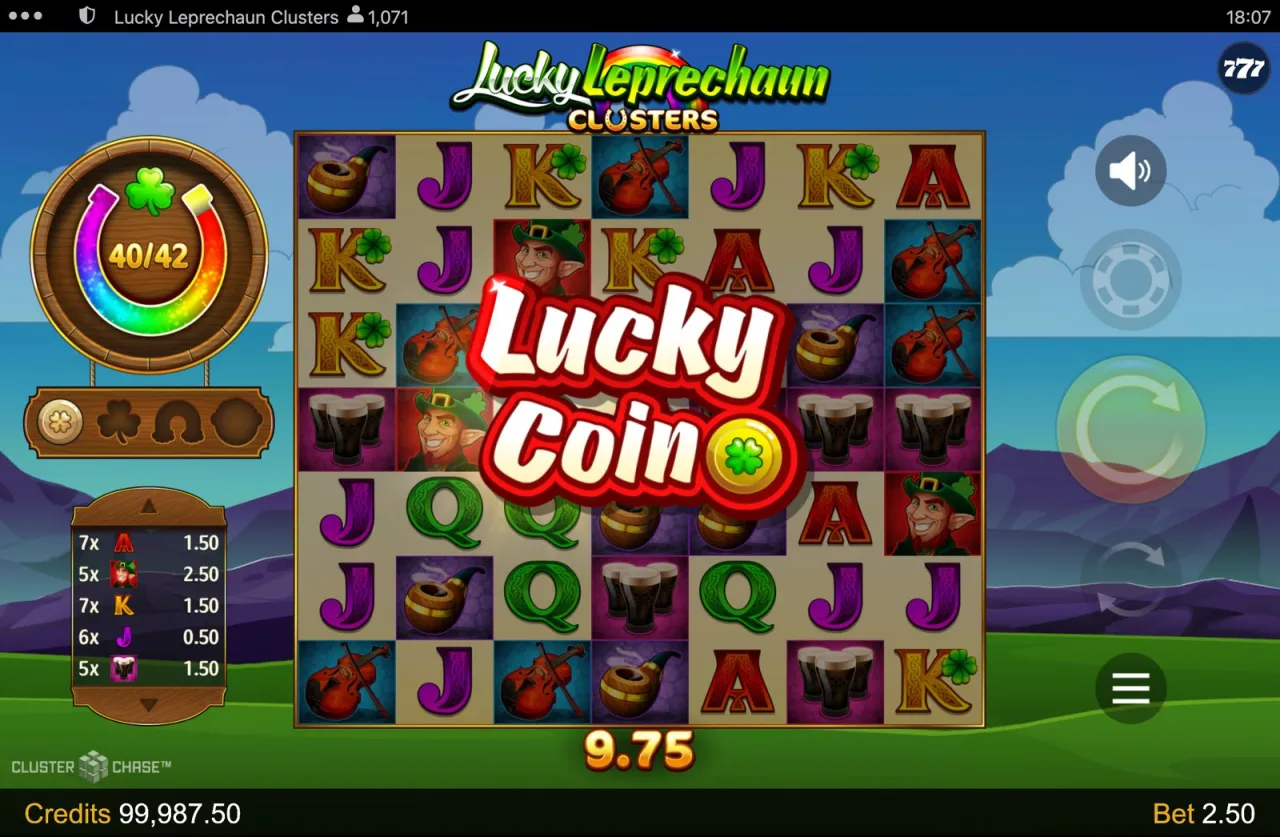 Lucky Leprechaun Clusters slot
