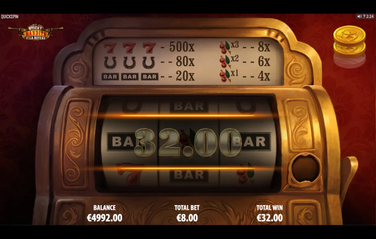 Sticky Bandits Wild Return slot