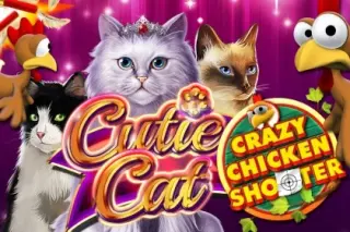 Demo play Gamomat — Cutie Cat Crazy Chicken Shooter